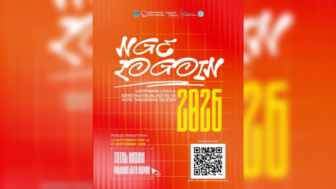 NGELOGOIN Tangsel 2026 Dibuka, Warga Diajak Rancang Identitas Visual HUT ke-18