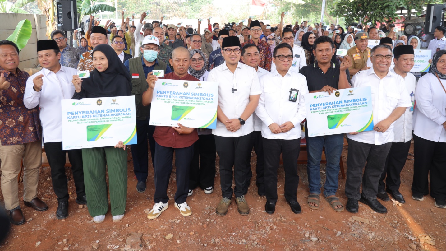 Launching Jaminan Sosial BAZNAS, Pilar Dorong Perlindungan Pekerja Rentan Tangsel Menuju Kemandirian Ekonomi