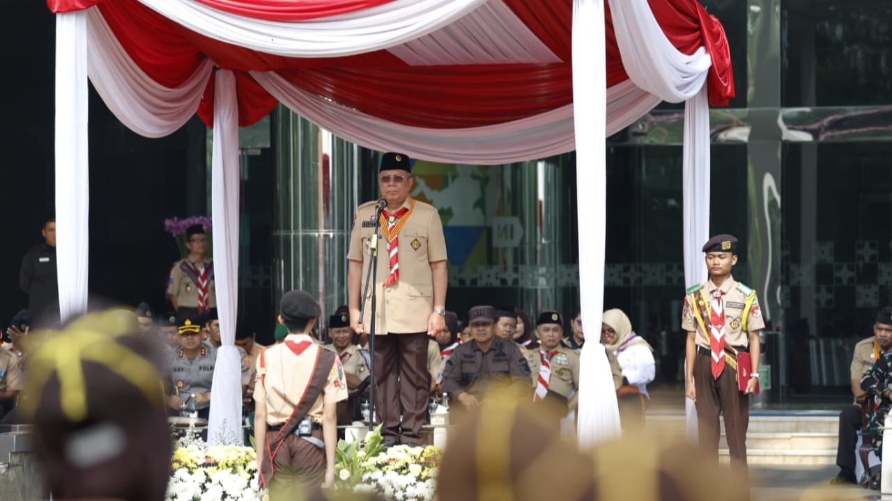 Hari Pramuka ke-65, Benyamin Dorong Generasi Muda Tangsel Berkarakter dan Adaptif Hadapi Perkembangan Zaman